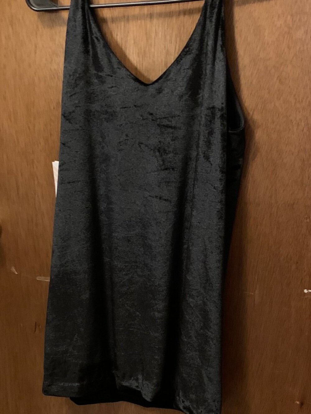 Elegant Black velvet Mini Dress
